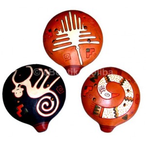 Ocarina grand rond - 6 trous Ocarina grand rond - 6 trous