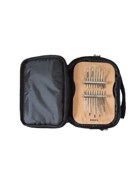 Kalimba 9 notes doubles avec housse de tranpsort - Roots
