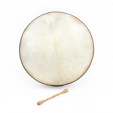 Tunable bodhran with T-bar 18" with stick