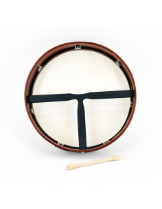 Bodhran T-bar 16" (40cm) en Palissandre + batte + housse - Modèle standard 2