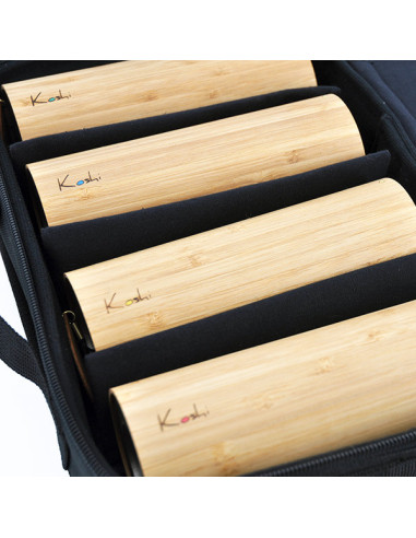 Pack 4 Carillons Koshi et 1 housse Roots