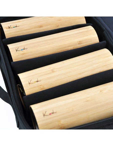 Pack 4 Carillons Koshi et 1 housse Roots