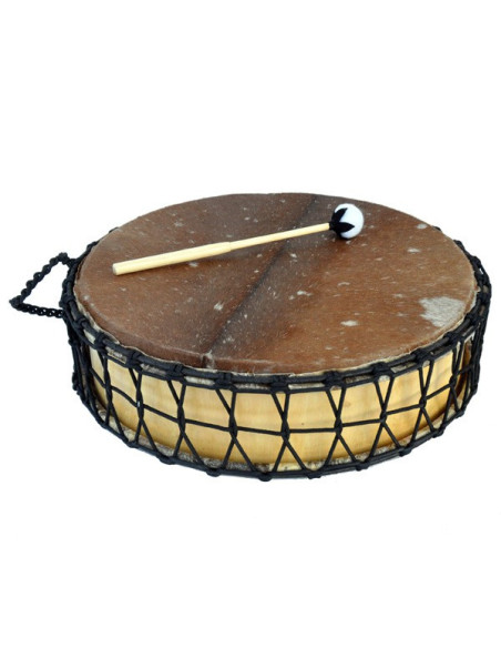 Tambour chamane 41cm - modèle à double peau