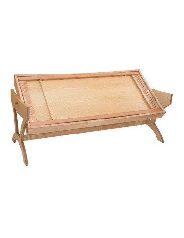 Table pour massages sonores en cerisier