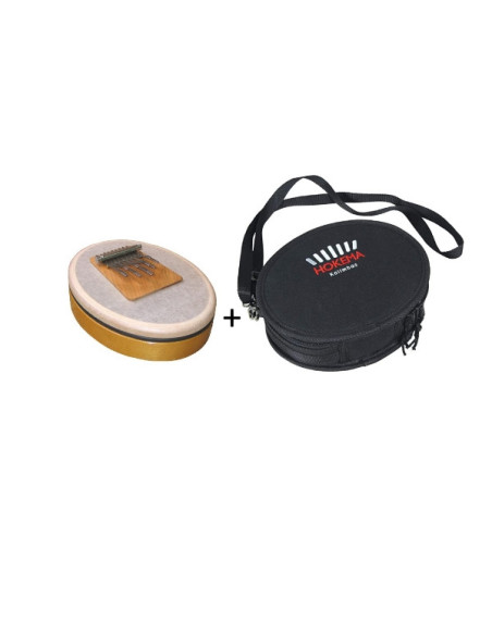 Pack Sansula La mineur - kalimba sur peau et sa housse - Hokema