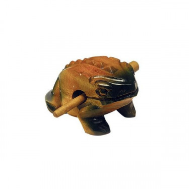 Frog woodblock/guiro 14 cm