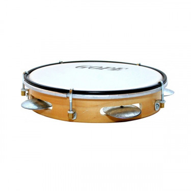 Pandeiro 8" - Wood & plastic drumhead - Gope