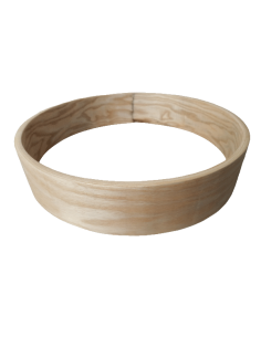 Pack Cadre Ash Wood pour tambour sur cadre (chamane) 18" + peau de chèvre parcheminée 2