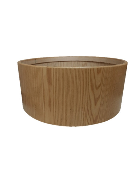 Pack Cadre Ash Wood pour tambour  (chamane) double peau 30" + 2 peaux de vache avec poils
