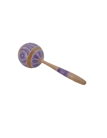 Maracas en bois peint - 24cm - Roots Percussions