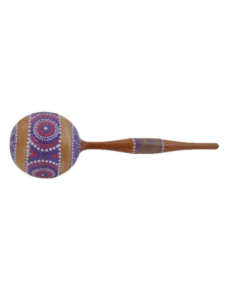 Maracas en bois peint - 24cm - Roots Percussions