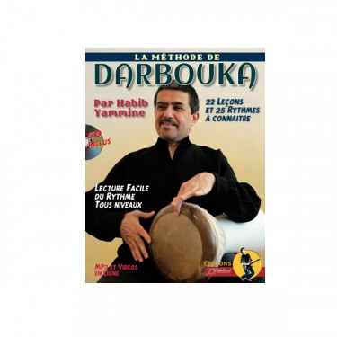 Derbouka methode by Habib Yammine in French - book + CD + online video