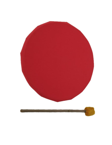 Tambour Vegan - Tambour chamane en toile nylon et végétal - 22" (55cm)