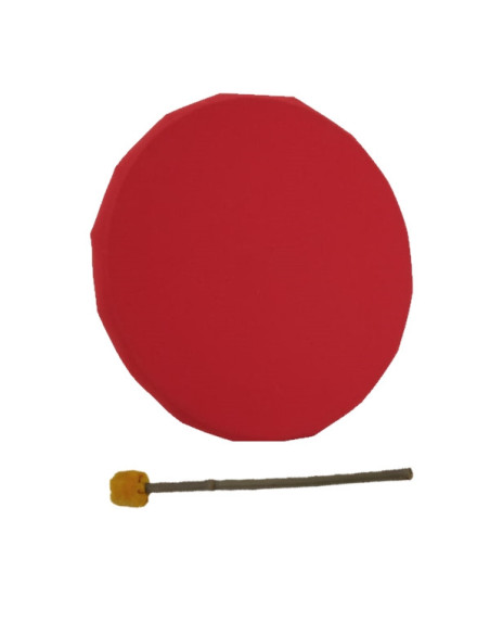 Tambour Vegan - Tambour chamane en toile nylon et végétal - 24" (65cm)