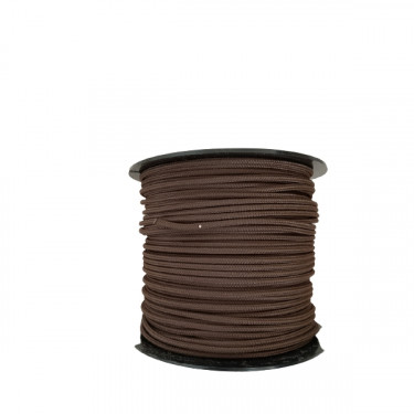 Bobine de Corde pré-étirée pour Tambour Chamane - 100 mètres x 3mm - Dyneema - Marron