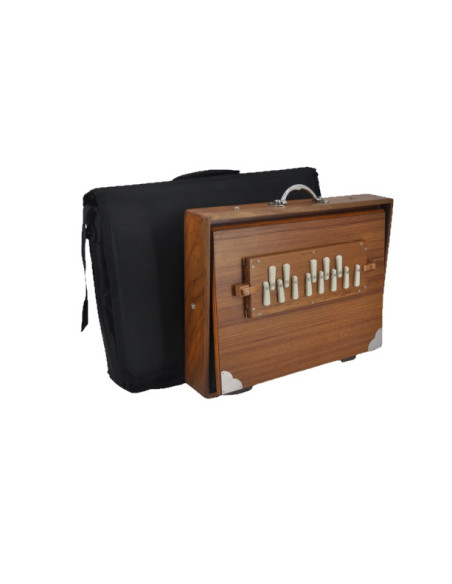 Shruti box professionnel en bois de Teck - 443 Hz