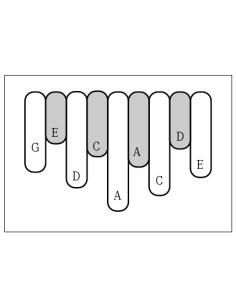 Méthode de Kalimba 9 notes ovale - Olive Kalimba, Jamming book! 2
