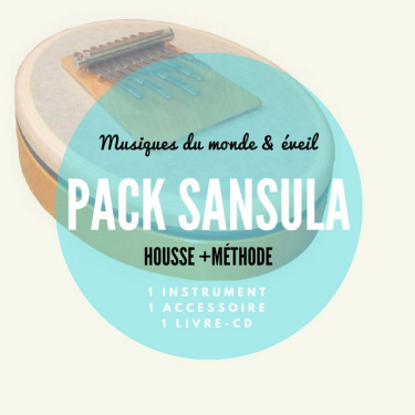 Pack Sansula La Mineur 432 Hz + Méthode + Housse