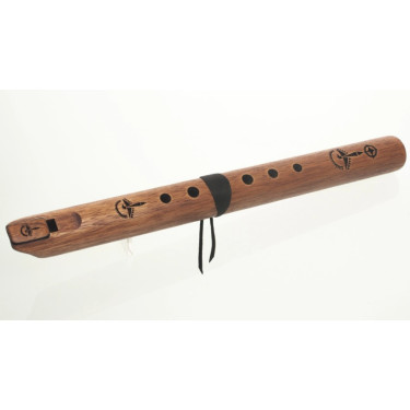 Flûte Native amérindienne traditionnelle basse en cèdre espagnol - Mi - (DVD OFFERT)