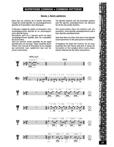 Méthode de djembé & dunun appliqués à la batterie - Maarten Schepers - Livre