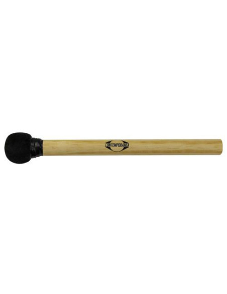 Batte en bois pour surdo - 30 cm - Contemporânea -tête dure-