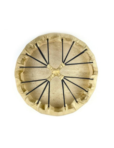 Tambour chamane amérindien peau de BISON  diamètre 16" (40cm) 2