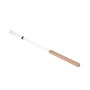 Baguette de tamborim 'mocidade' - 7 brins blancs -MANCHE BOIS