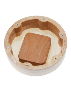 Moon kalimba sur peau naturelle réglable - 10 lames - Penta Am - housse incluse - Magadi 2