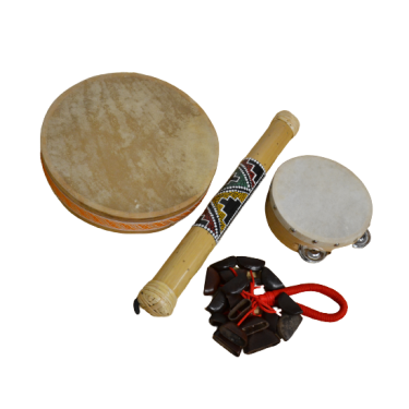 4 instruments pack for children