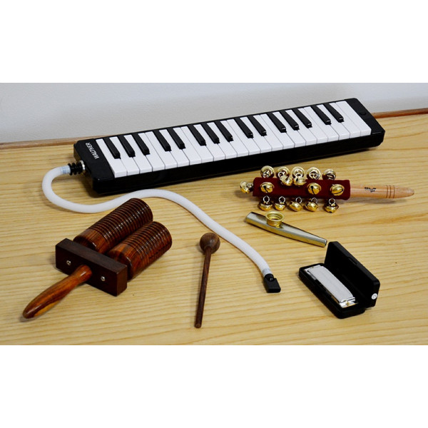 eBoutik Djoliba - Pack 4 instruments pour enfants pour éveil musical