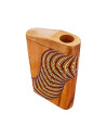 Didgeridoo de voyage avec motif peint - Modèle mini - Do