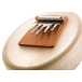 Kalimba - Sansula "Deluxe tunable model" with goat skin - A major - Hokema