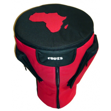 Bag Deluxe for djembe - ROOTS - Red