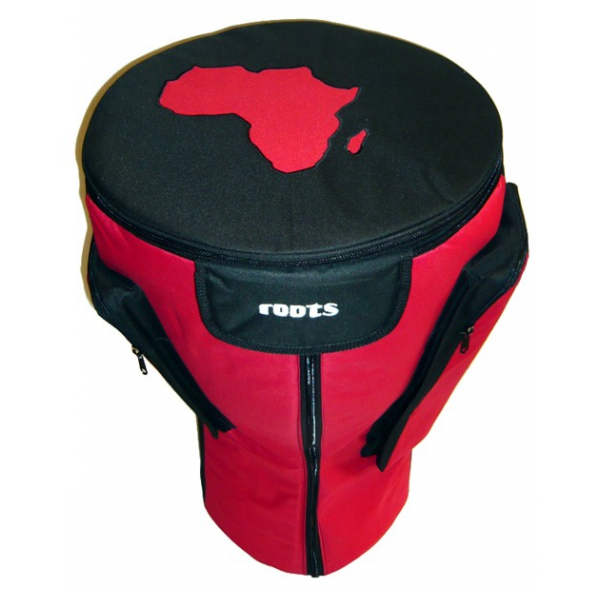 Bag Deluxe for djembe - ROOTS - Red