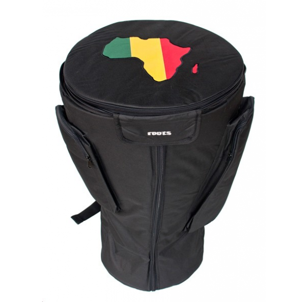 Bag Deluxe for djembe - ROOTS - 16" - Black