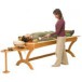 Sound Massage Table in Cherry - ALL INCLUSIVE - FEELTONE