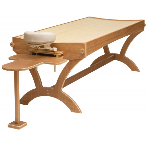 Sound Massage Table in Cherry - ALL INCLUSIVE - FEELTONE