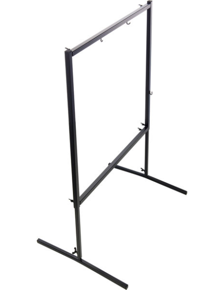 Stand de gong pour 2 gongs - portique en métal réglable 28" à 30" et sur roulettes - Paiste
