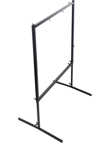 Stand de gong pour 2 gongs - portique en métal réglable 32" à 34" et sur roulettes - Paiste