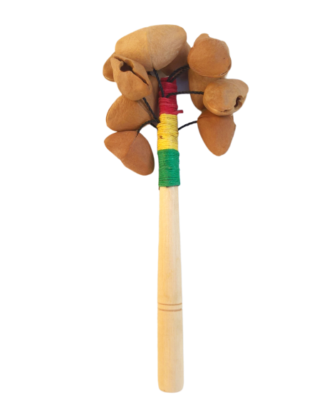 Crécelle sur manche kenari - 20 cm - Roots Percussions