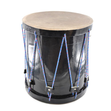 Gnawa Tbal Aissawa drum in natural skin - String tension - 9in