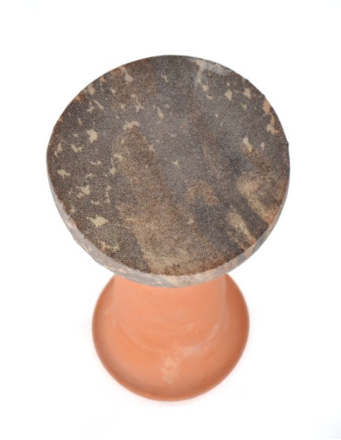 Taârija marocain en terre Marakechia - Peau naturelle - 10cm
