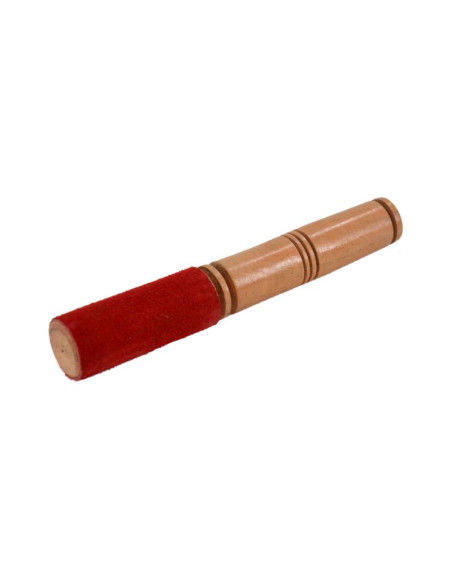 Batte de bol tibétain - modèle classique avec cuir