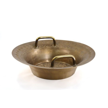 Taoist Water Spouting Bowl with 2 Handles - Ø 43 cm - Bronze Finish - STELLAR