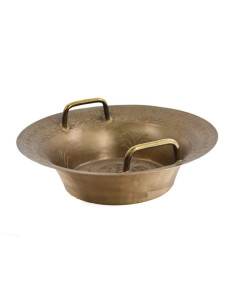 Bol taoïste cracheur d'eau avec 2 poignées - Ø 50 cm - aspec bronze - STELLAR 2