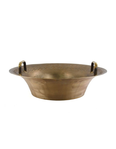 Bol taoïste cracheur d'eau avec 2 poignées - Ø 50 cm - aspec bronze - STELLAR