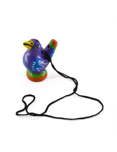 Appeau de couleur à eau - Modèle terre cuite peinte à la main 2
