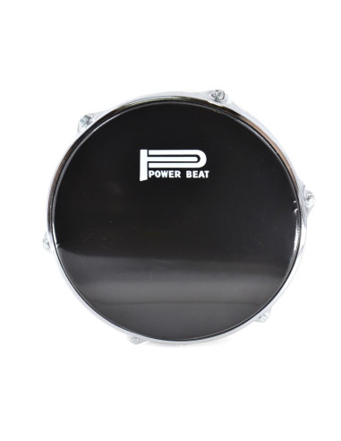 Bendir peau plastique Noir - Liseré doré 33cm - Maroc