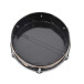 Bendir 13in plastic head - Black with golden border - Marocco standard tuning model