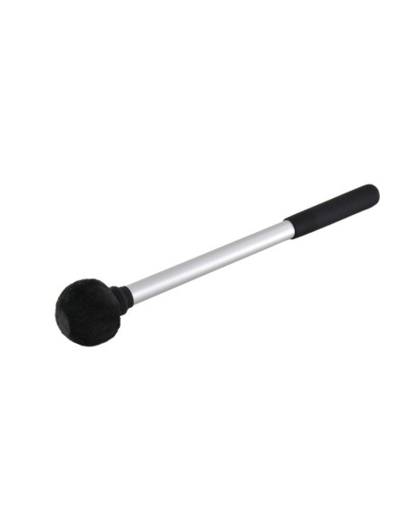 Batte de surdo - manche alu ALL AROUND D20 noire - 40 cm - Tête médium dure - FLIPO